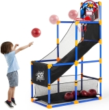 JOYIN Arcade Basketball Game Set with 4 Balls and Hoop Review kids toys
