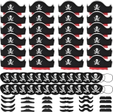 Halatool 72 Pcs Pirate Accessories for Kids – Party Set Review halloween costumes