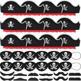 Halatool 36 Pcs Pirate Accessories for Kids – Party Set Review halloween costumes