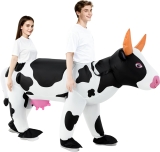 XYJKIDSES Couple Inflatable Cow Costume for Adult Review halloween couple costumes