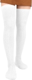 Moon Wood Women Thigh High Socks Extra Long Cotton Knit Review halloween cosplay outfits