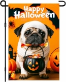 IVN Happy Halloween Garden Flag 12×18 Inch Double Sided Review halloween seasonal decorations