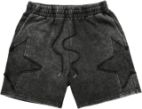 VIPWOLF Men’s Star Graphic Y2k Shorts Drawstring Waist Review jean shorts