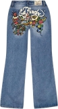 ED HARDY Women’s Baggy Jeans WEHD8100-3 Review ed hardy jeans