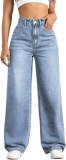 Straight Leg Jeans for Women,High Waisted Wide Leg Review boyfriend jeans