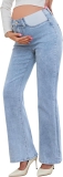 PACBREEZE Women’s Maternity Flare Jeans Mid-Rise Review maternity jeans