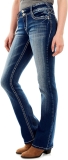 WallFlower Luscious Curvy Bootcut Jeans for Women, Review buckle jeans