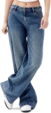 PacSun Women’s Casey Low Rise Baggy Jeans Dark Indigo Review pacsun jeans