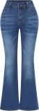 THUNDER STAR Womens Stretchy Mid Rise Flare Jeans Review flared jeans