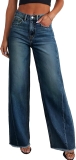 Sidefeel Women’s Wide Leg Jeans High Waisted Stretchy Review sydney sweeney jeans ad