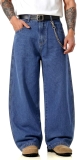 GINGTTO Mens Baggy Barrel Jeans Wide Leg Y2K Jeans Men Review jeans evisu genes