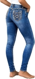 Flamingals Women’s Mid Rise Skinny Jeans Butt Lifting Review skinny jeans