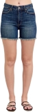 Judy Blue Tummy Control Fray Hem Denim Shorts Review judy blue jeans