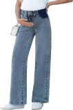 BLENCOT Maternity Jeans for Women High Waist Straight Review mom jeans