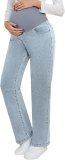 fitglam Women’s Maternity Jeans Straight Leg Relaxed Review maternity jeans