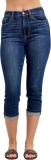 Judy Blue Womens Jeans – High Waisted Capri W/Single Review judy blue jeans