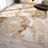 LUXE WEAVERS Marble Swirl Abstract Area Rug, Beige 6×9 Review area rug