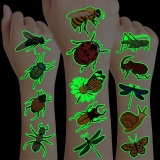 96PCS Glow in The Dark Bug Temporary Tattoos for Kids – Review halloween kids decorations
