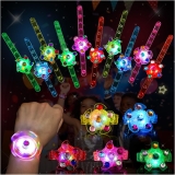 SCIONE 24 Pack LED Light Up Fidget Spinner Bracelets, Review halloween party favors