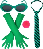 Eybila 4 Pcs Halloween Costume Accessories Stripe Tie Review halloween cosplay outfits