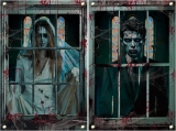 2 PCS Horror Halloween Window Curtains Scary Halloween Review halloween decoration ideas outdoor