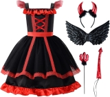 ReliBeauty Kids Devil Costume Girls Halloween Dress Up Review halloween costumes for kids