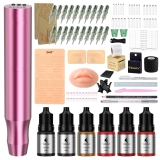 Microblading Tattoo Gun Kit, 1400mAh Cordless Tattoo Review permanent makeup