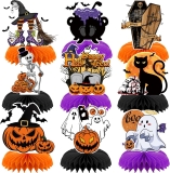 9pcs Halloween Decorations Honeycomb Centerpieces – Review halloween table decorations