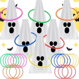 24 PcsHalloween Ring Toss Game Outdoor Carnival Party Review halloween party games