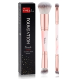 START MAKERS Makeup Brushes Dual Ended, 2Pcs Foundation Review seint makeup