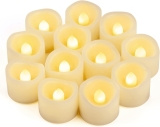 CANDLE IDEA 12 PCS LED Flameless Flickering Tea Lights Review halloween decoration ideas