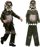 Scary Skeleton Costume with Realistic Zombie Mask, Review halloween costumes for kids