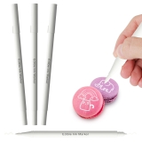 3pcs White Edible Markers for Cookie Decorating, Food Review halloween decorating tips