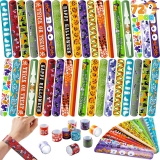 JOYIN 72 PCS Halloween Slap Bracelets for Kids, Review halloween kids accessories