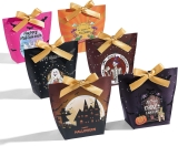 48Pcs Halloween Treat Boxes with Ribbons,6 Patterns Review halloween treat boxes