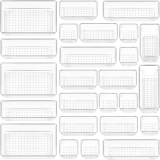 Vtopmart 25 PCS Clear Plastic Drawer Organizers Set, Review makeup organizer