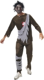 6PCS Adult Men Zombie Costume with Scary Mask Tattoo Review halloween scary costumes