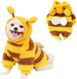 ANIAC Fleece Dog Hoodies with D-Ring Autumn Winter Review halloween funny costumes