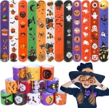 Max Fun 48pcs Halloween Slap Bracelets Party Favors Review halloween party ideas