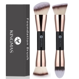 KINGMAS Foundation Brushes, 2Pcs Premium Bronzer Brush Review merit makeup