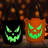 2 PCS Halloween Buckets Glow in The Dark Trick or Treat Review halloween candy buckets