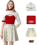 Zombies Nova Costume Adult Womens Cheerleader Mesh Top Review halloween cosplay outfits