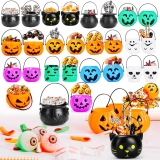Eforcase 24PCS Halloween Candy Holder Mini Buckets Review halloween candy holders