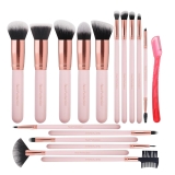 Real Perfection Makeup Brush Set 16 Pcs with 1 Eyebrow Review makeup brushes