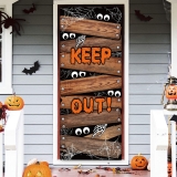 IMISHM Halloween Door Decorations Halloween Door Cover Review halloween decorations under $50
