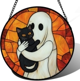 Stained Glass Window Hanging – Halloween Decorations Review halloween home decorating ideas