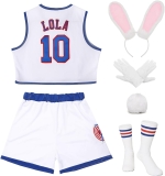 Women Lola #10 Jersey Space Movie Halloween Costumes Review halloween couple costumes
