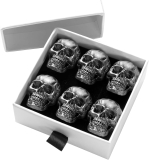 6 Pcs Skull Stainless Steel Refrigerator Review halloween gift ideas