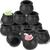 12pcs Mini Cauldrons with Handle Halloween, Witch Mini Review halloween candy holders