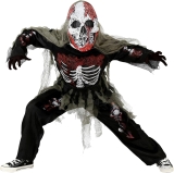 Zombie Costume for Kids Boys, Scary Zombie Skeleton Review halloween scary costumes